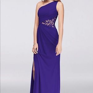 Davids Bridal Bridesmaid Dress - Regency Purple 10
